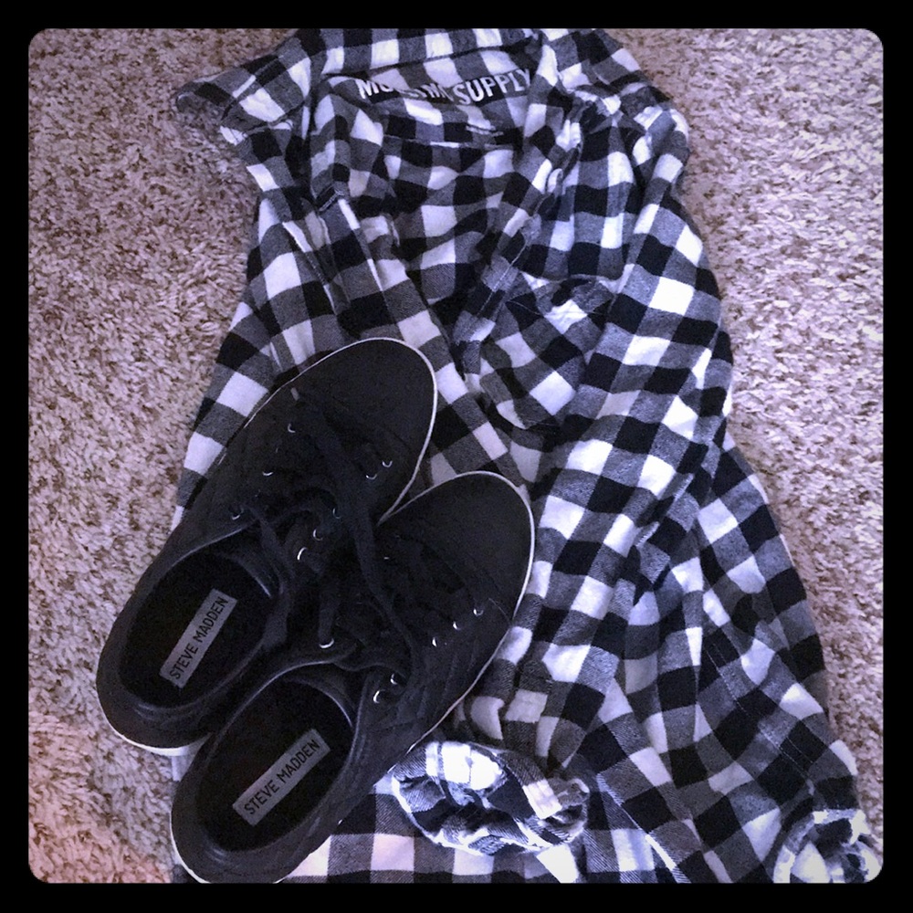 Steve Madden quilted sneakers